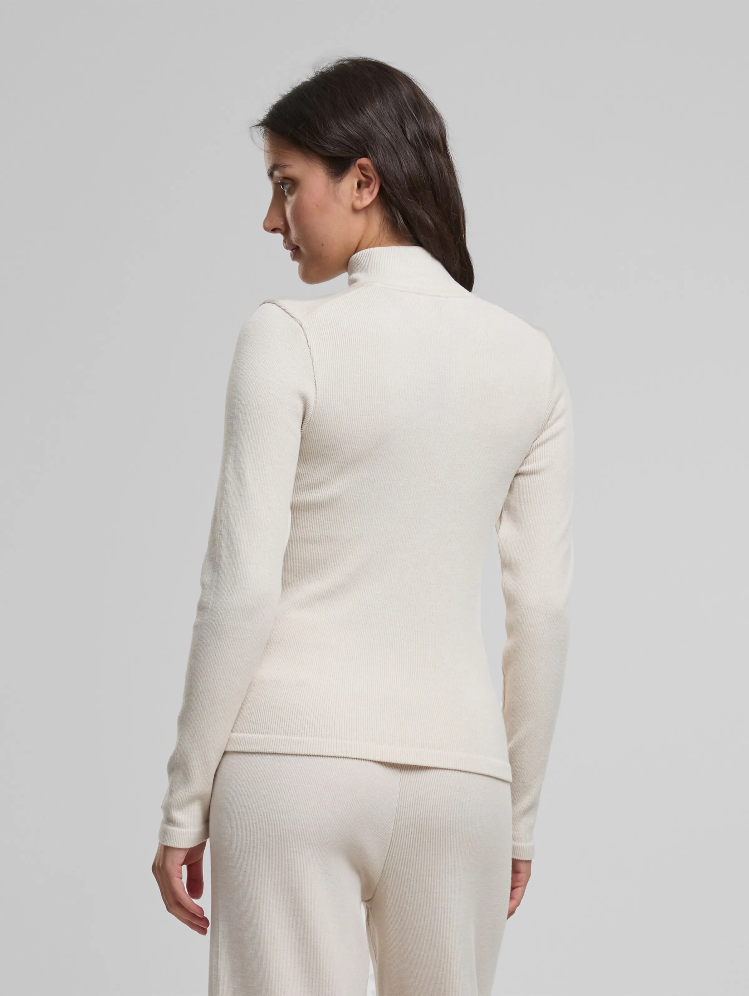 aim'n Ribbed Wool Half Zip