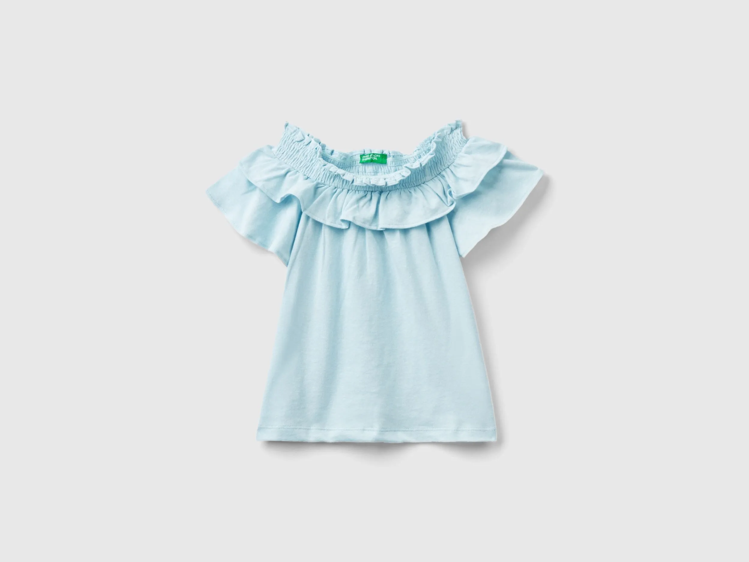 Camiseta con cuello barco